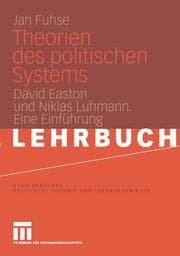Cover von Theorien des politischen Systems