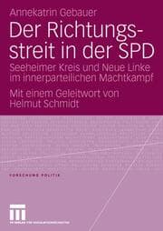 Cover von Der Richtungsstreit in der SPD