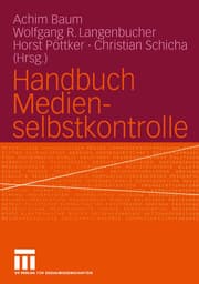 Cover von Handbuch Medienselbstkontrolle
