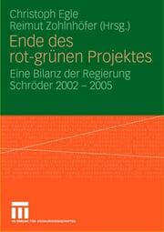 Cover von Ende des rot-grünen Projektes