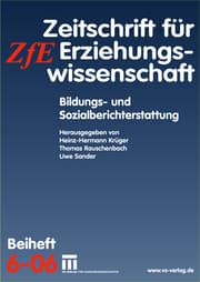 Cover von Bildungs- und Sozialberichterstattung