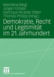 Cover von Demokratie, Recht und Legitimität im 21. Jahrhundert