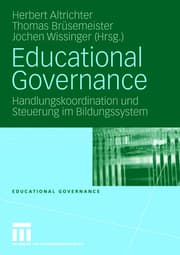 Cover von Educational Governance