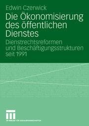 Cover von Die Ökonomisierung des öffentlichen Dienstes