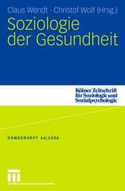 Cover von Soziologie der Gesundheit