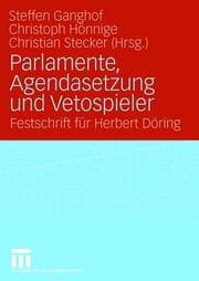 Cover von Parlamente, Agendasetzung und Vetospieler