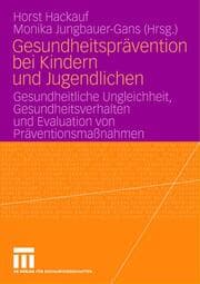 Cover von Gesundheitsprävention bei Kindern und Jugendlichen