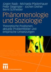 Cover von Phänomenologie und Soziologie