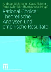 Cover von Rational Choice: Theoretische Analysen und empirische Resultate