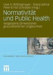 Cover von Normativität und Public Health