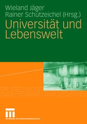 Cover von Universität und Lebenswelt