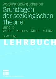 Cover von Grundlagen der soziologischen Theorie 1