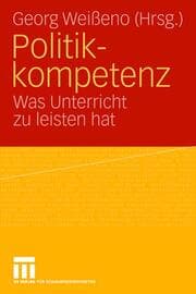 Cover von Politikkompetenz