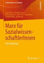Cover von Marx für SozialwissenschaftlerInnen