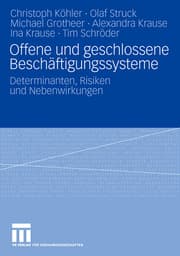 Cover von Offene und geschlossene Beschäftigungssysteme