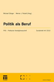 Cover von Politik als Beruf