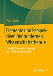 Cover von Elemente und Perspektiven der modernen Wissenschaftstheorie