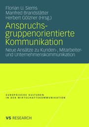 Cover von Anspruchsgruppenorientierte Kommunikation