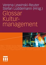 Cover von Glossar Kulturmanagement