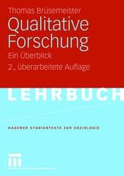Cover von Qualitative Forschung