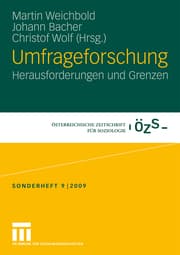 Cover von Umfrageforschung