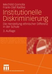 Cover von Institutionelle Diskriminierung