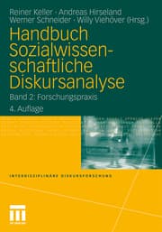 Cover von Handbuch Sozialwissenschaftliche Diskursanalyse 2