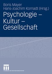 Cover von Psychologie, Kultur, Gesellschaft