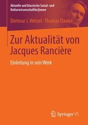 Cover von Zur Aktualität von Jacques Ranciere