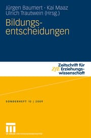 Cover von Bildungsentscheidungen