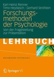 Cover von Forschungsmethoden der Psychologie