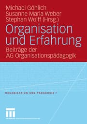 Cover von Organisation und Erfahrung