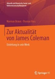 Cover von Zur Aktualität von James Coleman