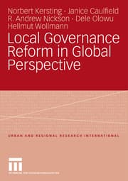 Cover von Local Governance Reform in Global Perspective