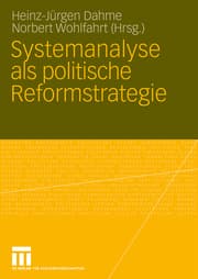 Cover von Systemanalyse als politische Reformstrategie
