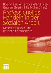 Cover von Professionelles Handeln in der Sozialen Arbeit