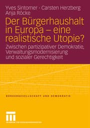 Cover von Der Bürgerhaushalt in Europa - eine realistische Utopie?