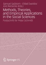 Cover von Methods, Theories, and Empirical Applications in the Social Sciences
