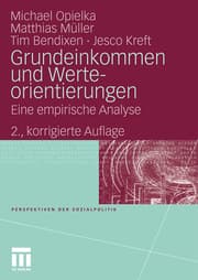 Cover von Grundeinkommen und Werteorientierungen