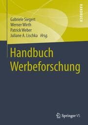 Cover von Handbuch Werbeforschung