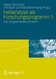 Cover von Feldanalyse als Forschungsprogramm 1