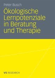 Cover von Ökologische Lernpotenziale in Beratung und Therapie