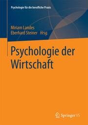 Cover von Psychologie der Wirtschaft