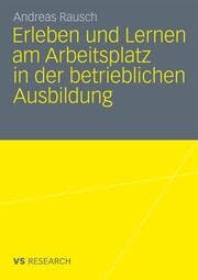 Cover von Erleben und Lernen am Arbeitsplatz in der betrieblichen Ausbildung