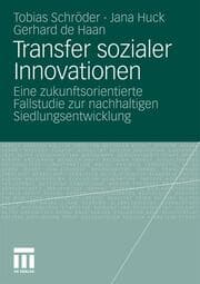 Cover von Transfer sozialer Innovationen
