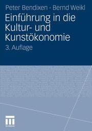 Cover von Einführung in die Kultur- und Kunstökonomie