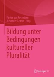 Cover von Bildung unter Bedingungen kultureller Pluralität