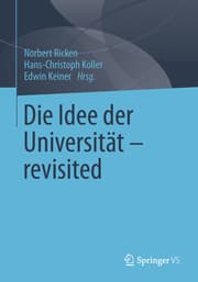 Cover von Die Idee der Universität - revisited