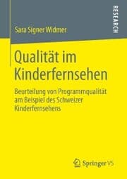 Cover von Qualität im Kinderfernsehen