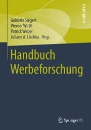 Cover von Handbuch Werbeforschung